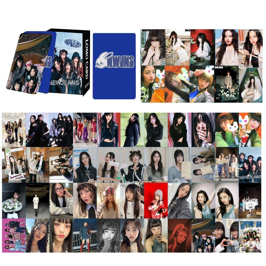 55pcs/box NJ Photocards How Sweet Album Bunnies Camp 2024