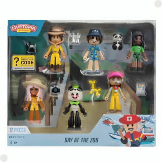 Pack 6 Bonecos Livetopia Arsenal E Acessorios 3931 - Sunny