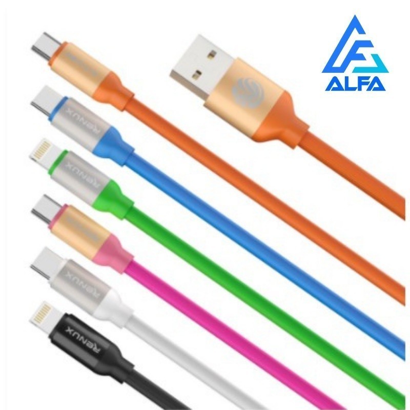Cabo Carrega Macaron Usb Dados Turbo Celular V8/ tipo c/ IPHONE Todas Marcas 1.2m