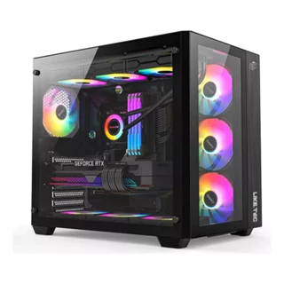 Gabinete Gamer Liketec Zeus V2 C 6 fans RGB Vidro Temperado