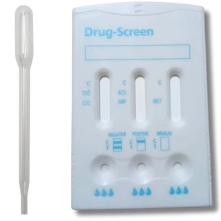 Teste Rápido Toxicológico de Urina 5 Drogas Premium
