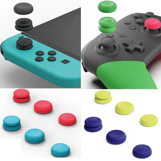 Skull & Co . JoyCon Conjunto De Pega De Polegar Para Interruptor Ou OLED Switch Lite Pro FPS CQC Tampa Do Joystick Acessórios Controlador NS