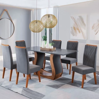 Mesa de Jantar 6 Lugares Corsa