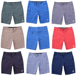 Calça de praia Hurley cor sólida Calça masculina de secagem rápida Calça Casual de Surf 