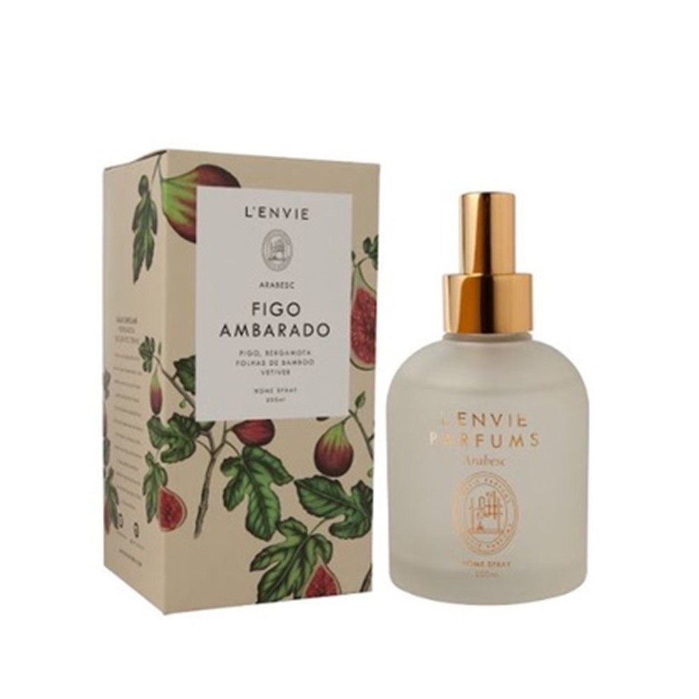 Home Spray Figo Ambarado Arabesc 200ml Lenvie Parfums | Shopee Brasil