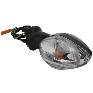 PISCA SETA TITAN 160/FAN 160/START 160/CARGO 160 DIANTEIRO ESQUERDO/TRASEIRO DIREITO LENTE CRISTAL COM LAMPADA GVS