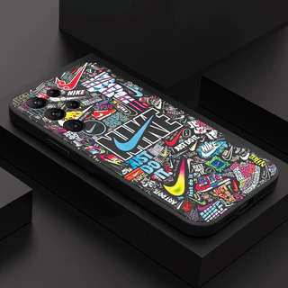Capa De Telefone Tide Brand Label Graffiti Para Samsung Galaxy S23 FE S24 S23 Ultra S22 S21 Plus S21 S20 Nota 20 Capa De Silicone Macia À Prova De Choque