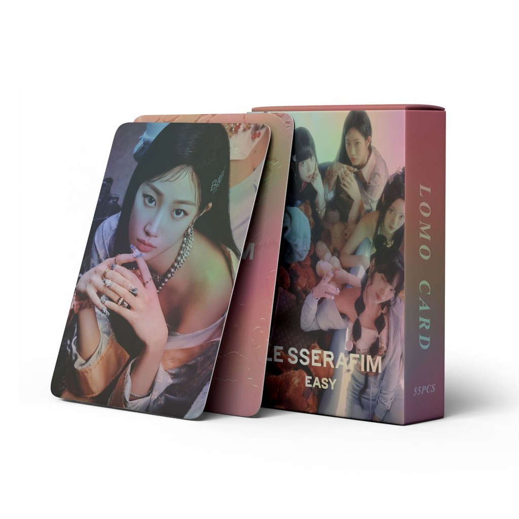 PYAJUU LE SSERAFIM Photocards KPOP LE SSERAFIM Holographic
