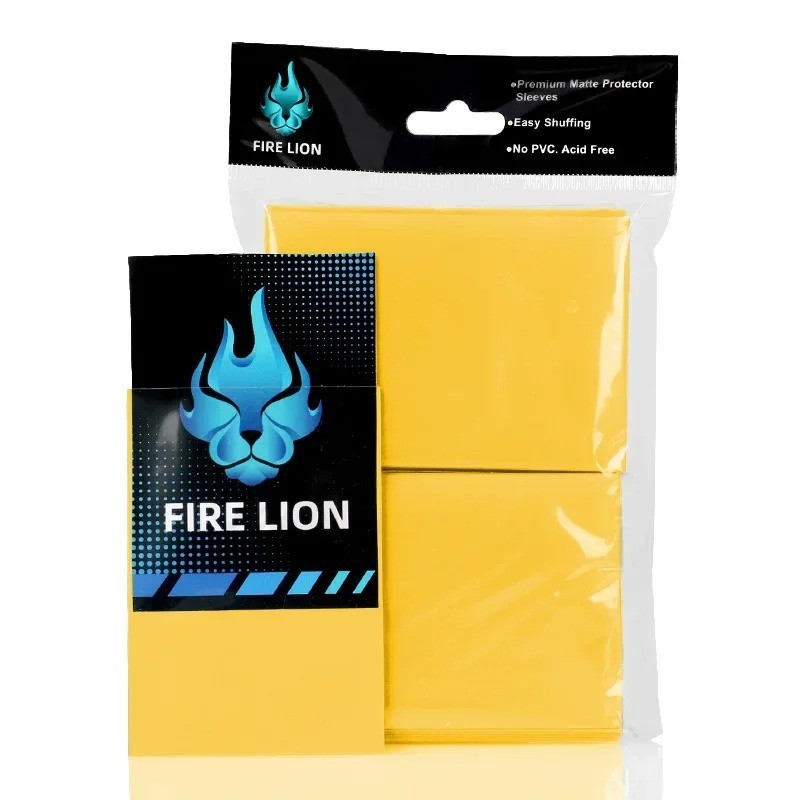 Sleeve Shield Trading Card Fire Lion Matte Protetor para Magic, Pokemon,  Flash and Blood- (100pcs) | Shopee Brasil