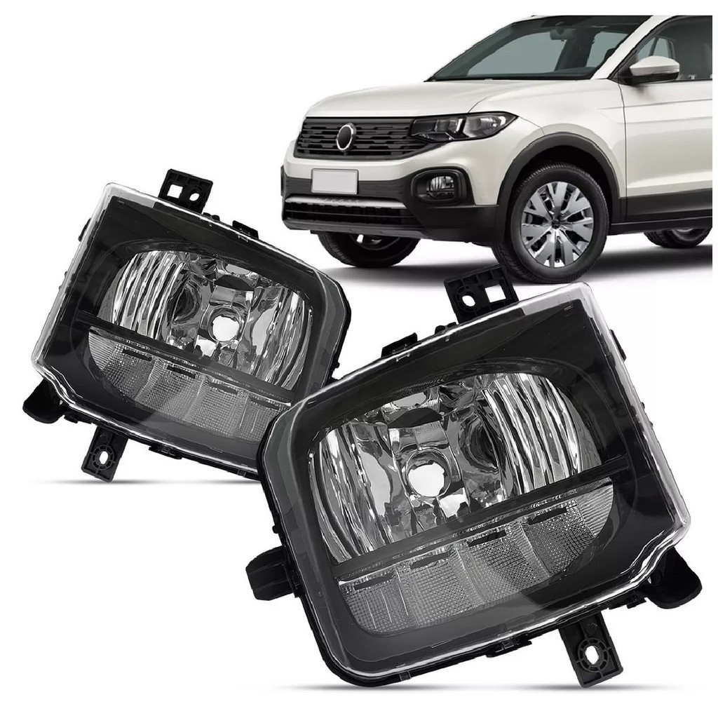 Farol de Milha T-Cross 2019 2020 2021 2022 - LED | Shopee Brasil