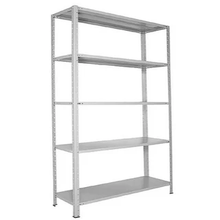 Prateleira Slim 90x150 cm - 5 bandejas em aço - Cinza