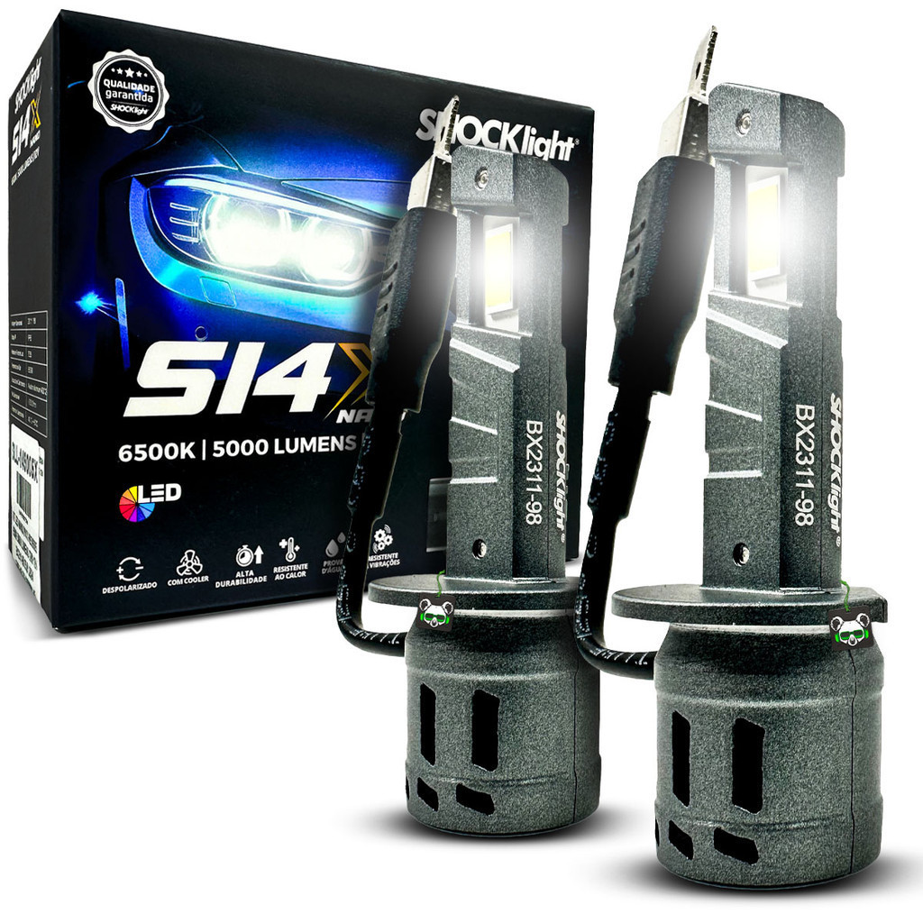 Lâmpada Led Shocklight S14X Nano 5000 Lúmens 6500K H1