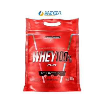 WHEY REFIL 100% CONCENTRADO 900G INTEGRALMEDICA SABORES/Ganho e recuperação Muscular/ Pós-Treino
