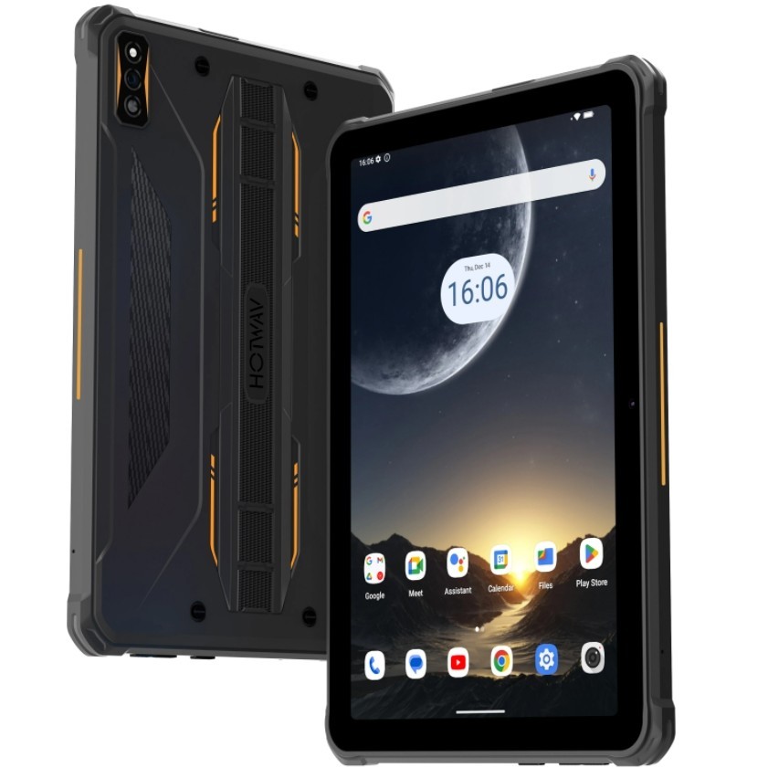 2024 Pré-Mediário Mundial HOTWAV R7 Tabletes Robustos Android 10.1'HD + 15600mAh 12GB (6 + 6) 256GB OTG Modo De Luva De Carga Reversa Global