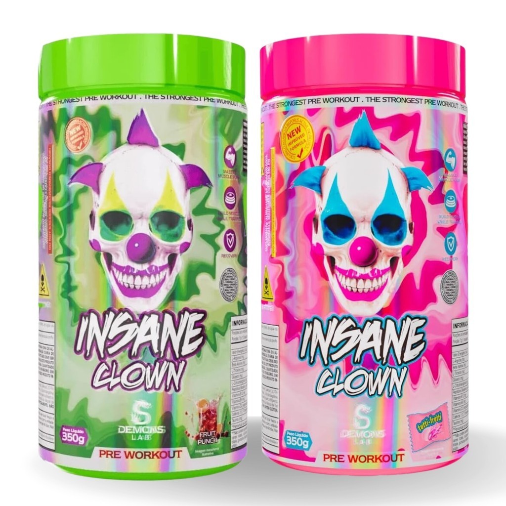 Pré Treino Insane Clown 350g Demons Lab