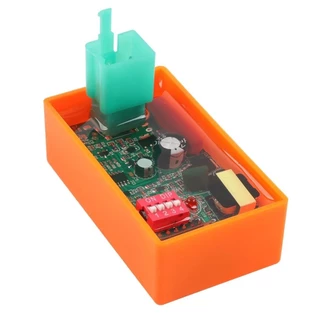 Para wave 125 Motocicleta CDI Com Interruptor DIP 4 PIN Unidade De Ignição De Desempenho Ajustável DC wave110