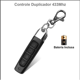 Controle Remoto Clone controle Portão Eletronico Alarme Copiador Duplicador 433 Mhz Clona Copia Duplica Código Fixo