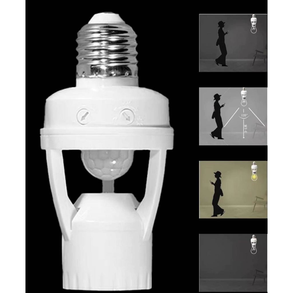 Sensores de Presença Com Fotocélula Para Lâmpada Soquete/Sensor De Presença Com Fotocélula Para Lâmpada Soquete E27