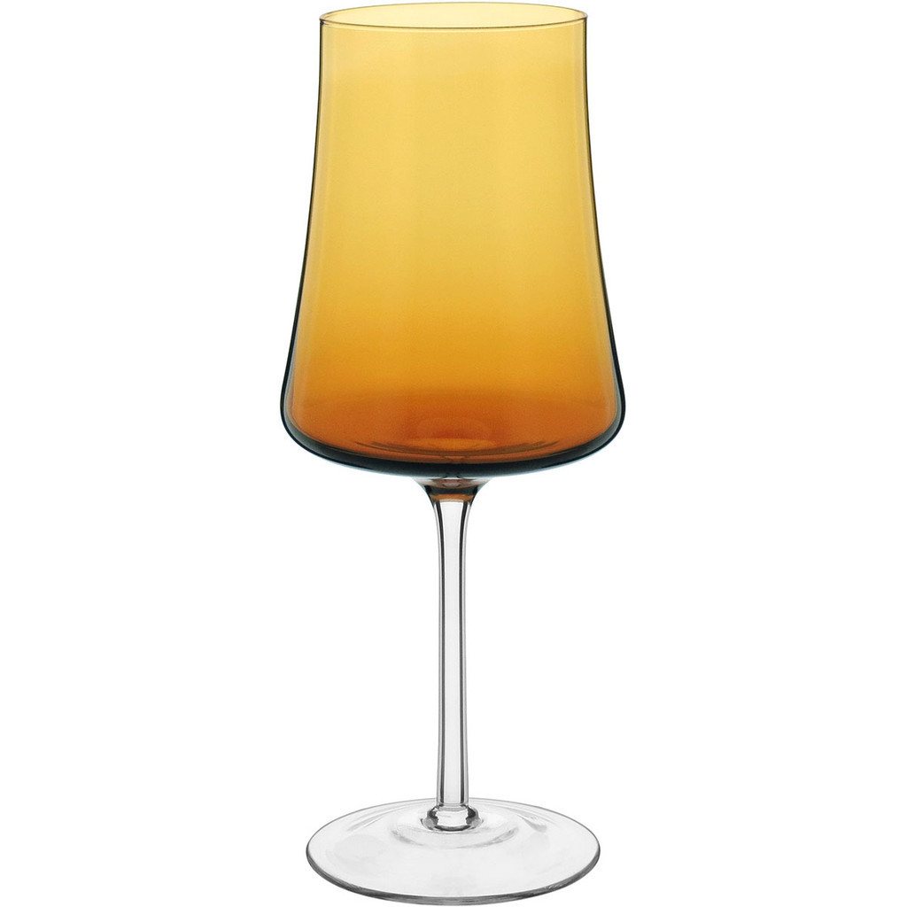 JOGO 2 TAÇAS ÁGUA VINHO HOME&CO LATOUR VIDRO 560ml 24x10x10cm ÂMBAR