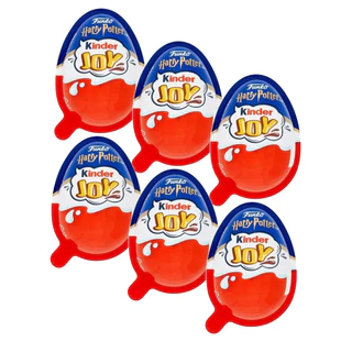 KIt 6 Kinder Ovo Joy Ferrero Edição Funko Harry Potter 20g