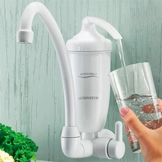 Torneira com Filtro Água Lorenzetti Acqua Bella Bancada Branca em Oferta na Shopee