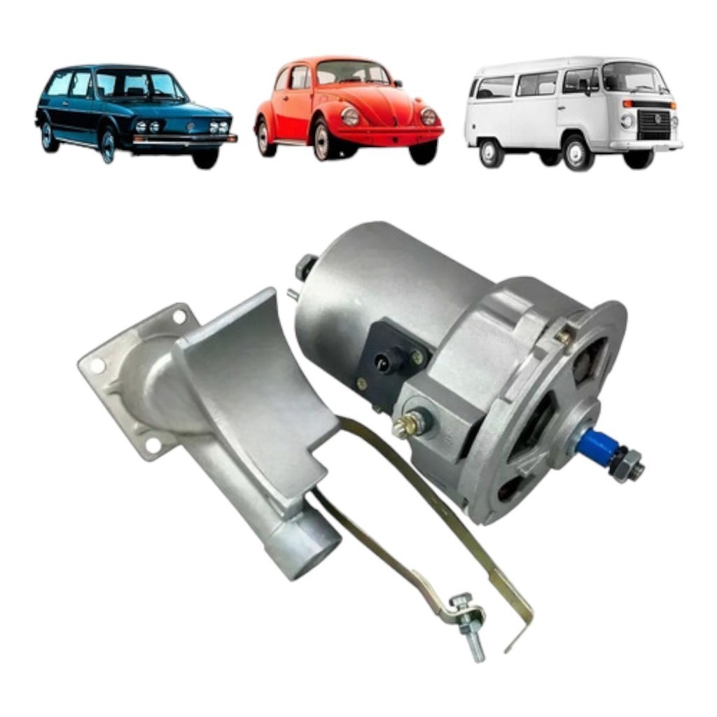 Alternador para Fusca Brasilia Kombi 12v 55A Modelo Completo | Shopee ...