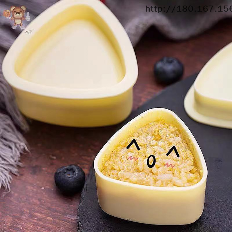 [Novo Molde De Sushi Diy Onigiri Bola De Arroz Prensa Triangular