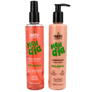Kit Melancia Natucorpo Body Splash 250ml + Hidratante 250ml