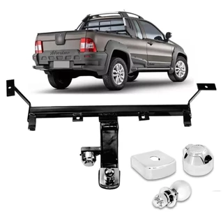 Engate Fiat Strada 1998 a 2020 Reforcel Reboque Rabicho Protetor 500KG