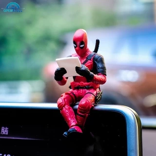Modelo De Desenho Animado Deadpool Boneca Criativa Ação Figura Vingadores Miniaturas Figurinhas Estatueta Decorações De Mesa