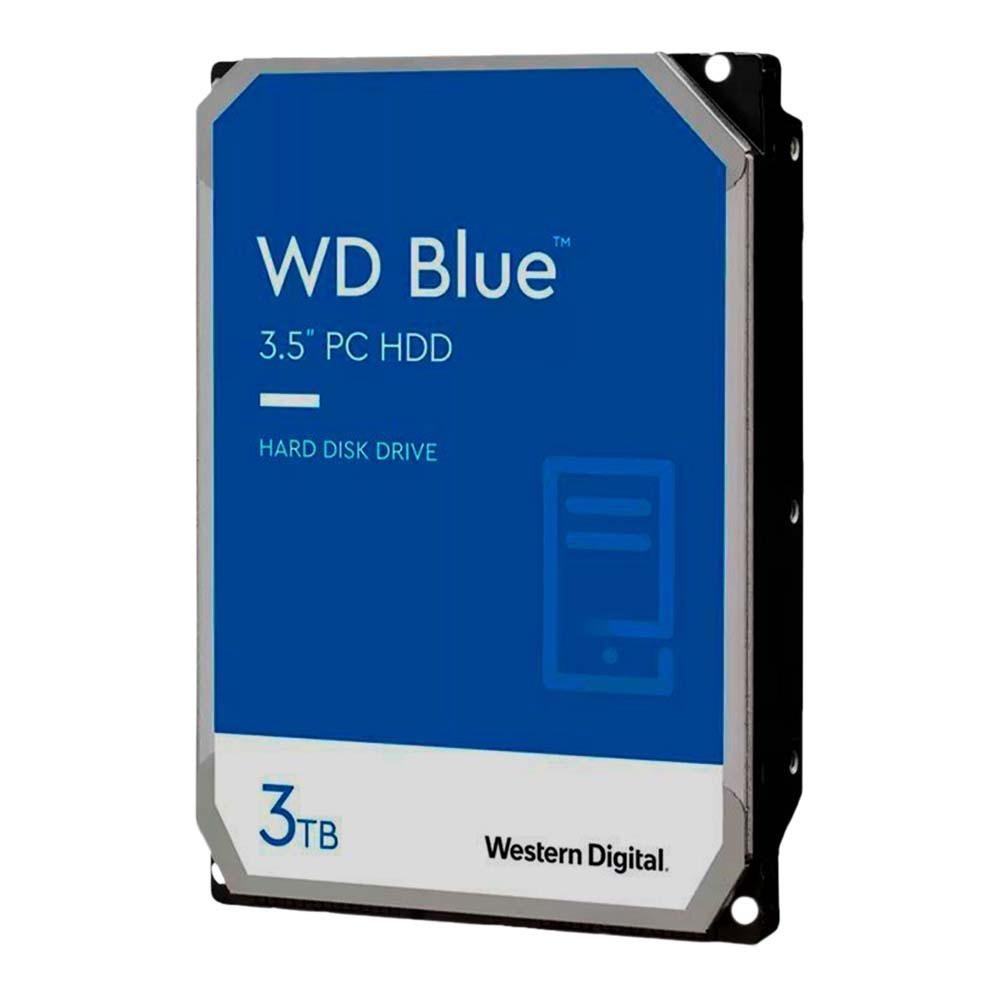 HD 3TB WESTERN DIGITAL BLUE, SATA, PARA DESKTOP - WD30EDAZ | Shopee Brasil