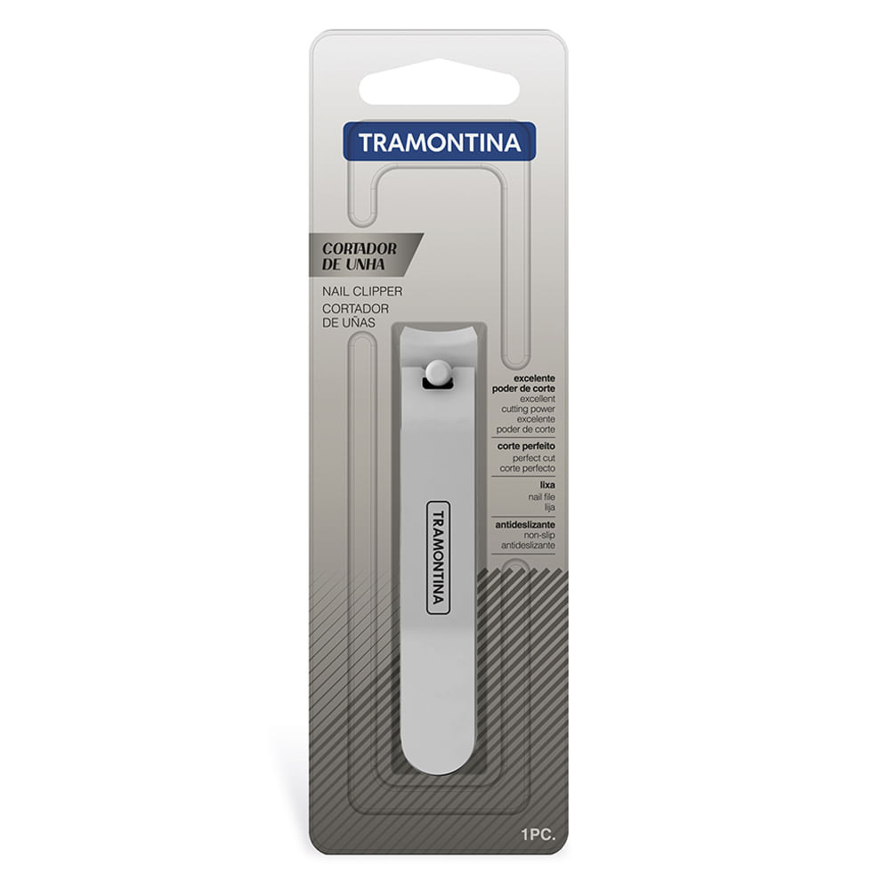 Cortador de Unhas Tramontina Aço Carbono Cromado 7,95 cm - 25966/100