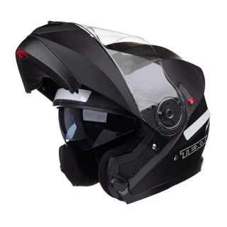 Capacete Moto Texx Escamoteavel Gladiator V3 Preto Fosco
