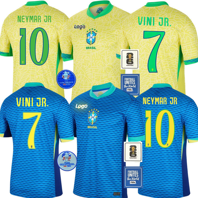 Brasil Camisa De Futebol 2024 Home Away