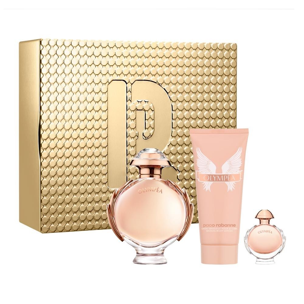 Kit Paco Rabanne Olympéa EDP Perfume Feminino 80ml e Creme Corporal ...