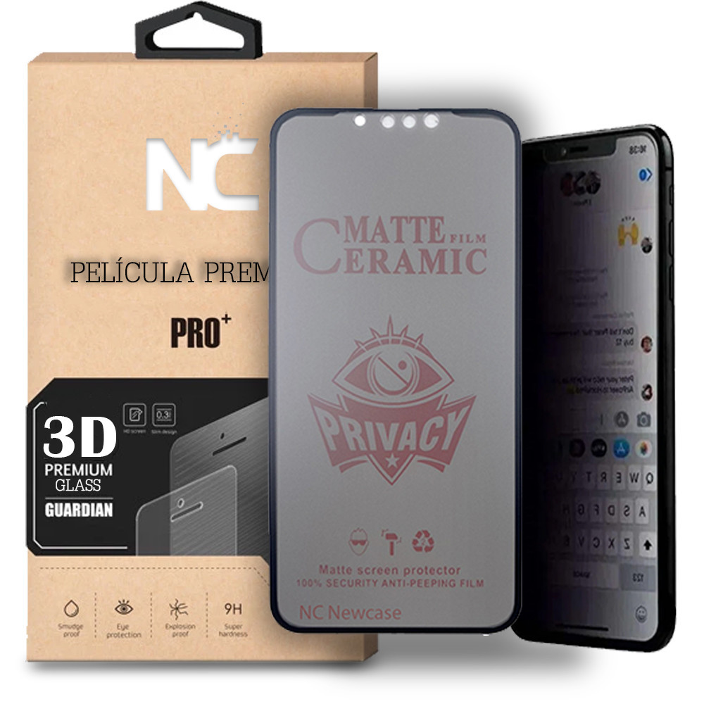 Pelicula Ceramica Privacidade Espiao Para POCO C65 / 13c
