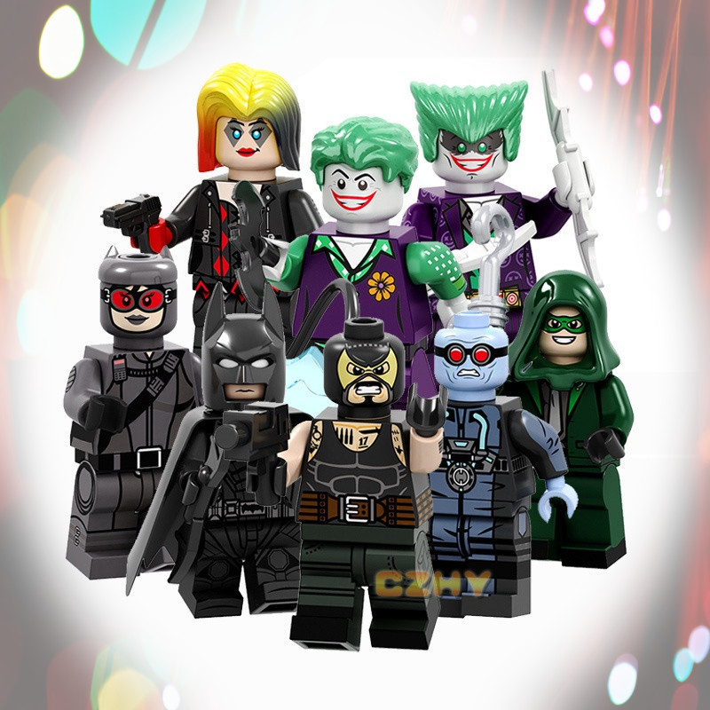 Filme Mini Personagem Marvel Heroes Bain Harley Quinn Series Montagem de Mini Brinquedos em Bloco de Construção