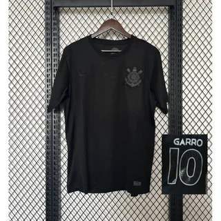 Camisa De Futebol Masculino Corinthians 24 /25 Preto (Homens) Esportes (KLDA) Personalização