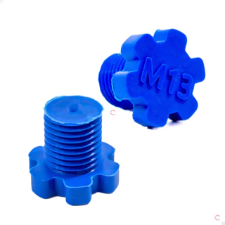 Bujão Óleo Borracha Silicone Universal 13,5mm rosca 13 mm