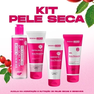 Kit Pele Seca e Sensível Dermachem Hidratação e Nutrição