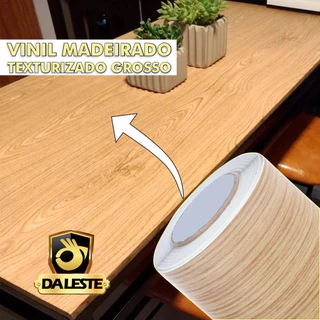 Adesivo Vinil Madeira Carvalho avelã Decorativo para Moveis e Paredes