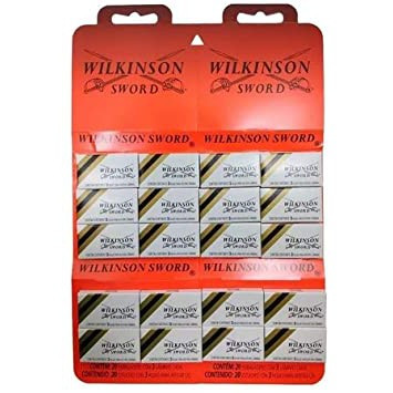 Cartela lâmina Wilkson - 20x3 lâminas (60 lâminas) | Shopee Brasil