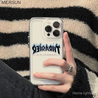 Arte legal criativa chama azul escudo do telefone móvel inglês para iphone aplicável iphone 15 14 Pro Max 15 plus XR 8 plus transparente XR 7 plus XS Max 12 13 Pro Max 11 formiga caixa de silicone