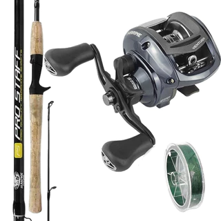 Carretilha Marine Sports Ventura Vt5 Vara Albatroz Pro Staff
