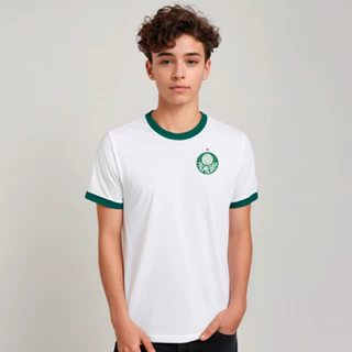 Camisa Palmeiras Retrô 1914 II Branca Infantil Juvenil