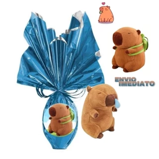 Kit Ovo De Páscoa 250g com Capivara Filó Ovo com Brinquedo Capybara