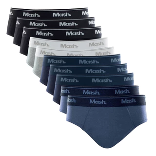 Kit 10 Cueca Slip Algodão Infantil Elastico Mash