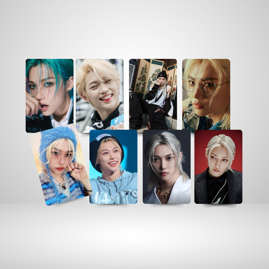 Felix Photocard set 8 un skz Stray Kids | Shopee Brasil