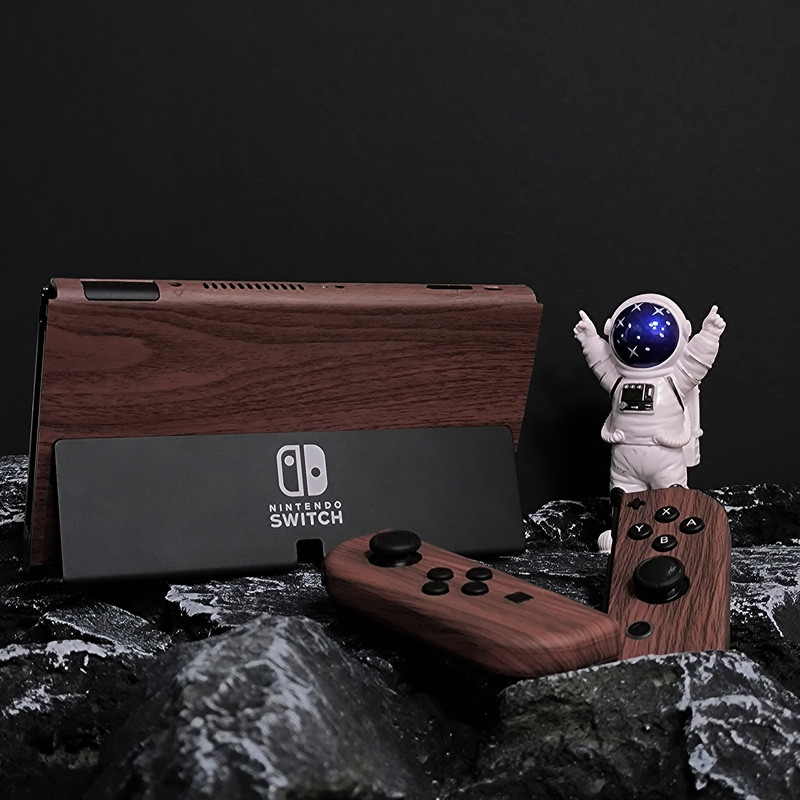 Nintendo switch oled modificado caso NSO alça de substituição de grão ...