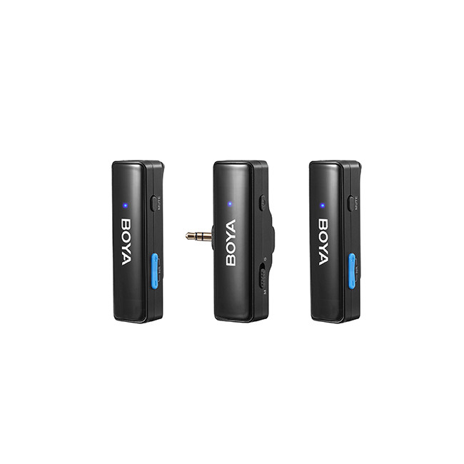 MICROFONE SEM FIO BOYA BOYALINK A2 SISTEMA WIRELESS DUAL | Shopee
